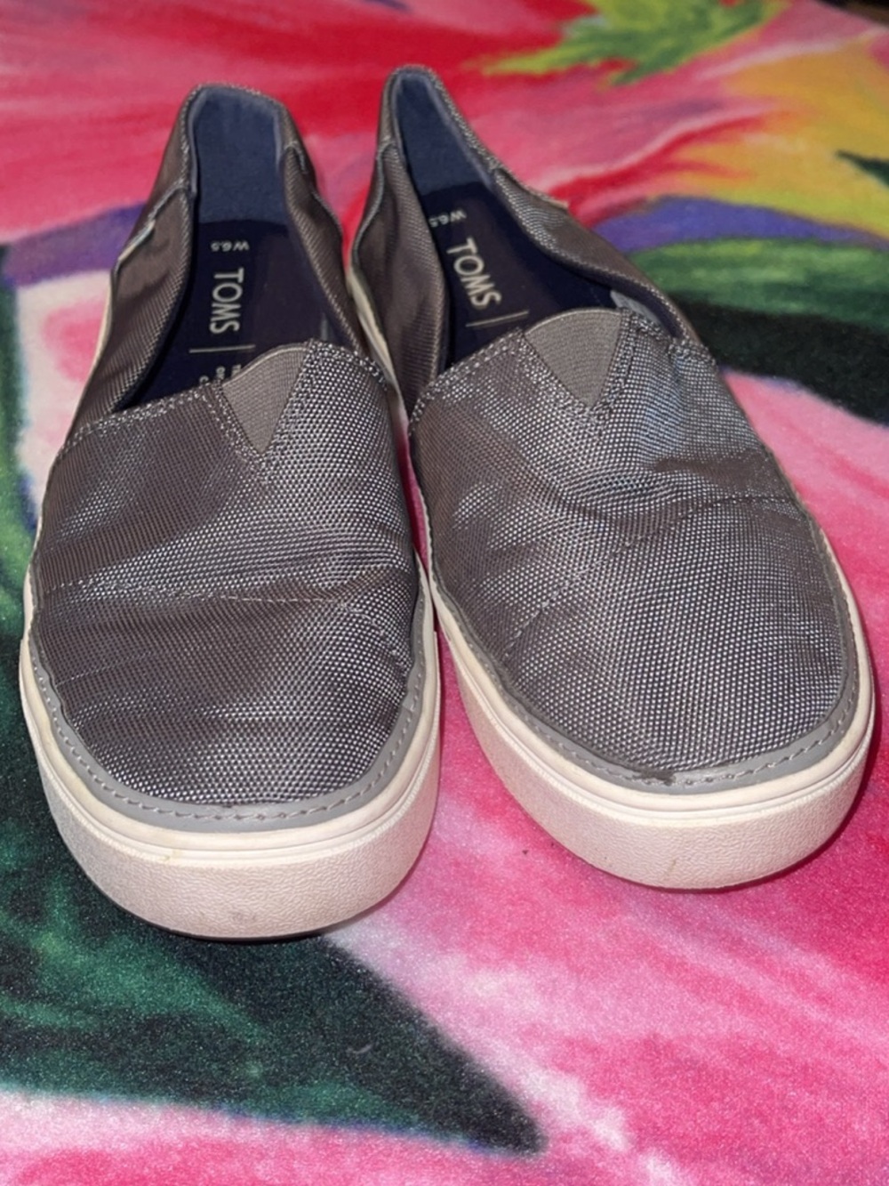 TOMS Women’s Slip-On Loafers in soft green